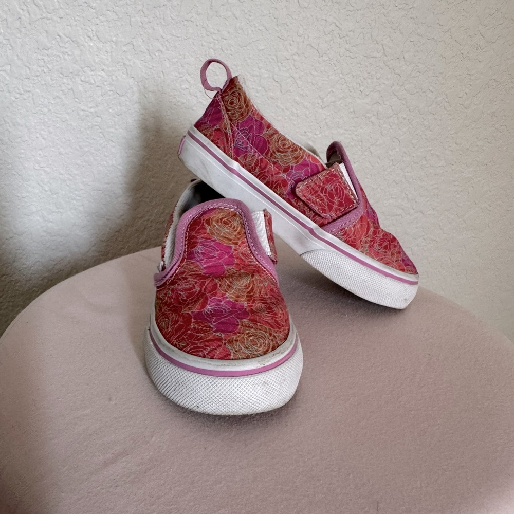 Pink Floral Toddler Rose Camo Slip-On V